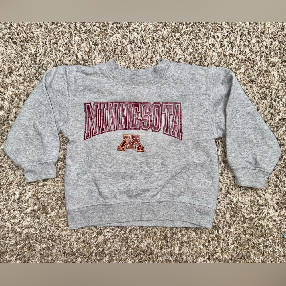 University of Minnesota Toddlers Vintage Crewneck Sweatshirt